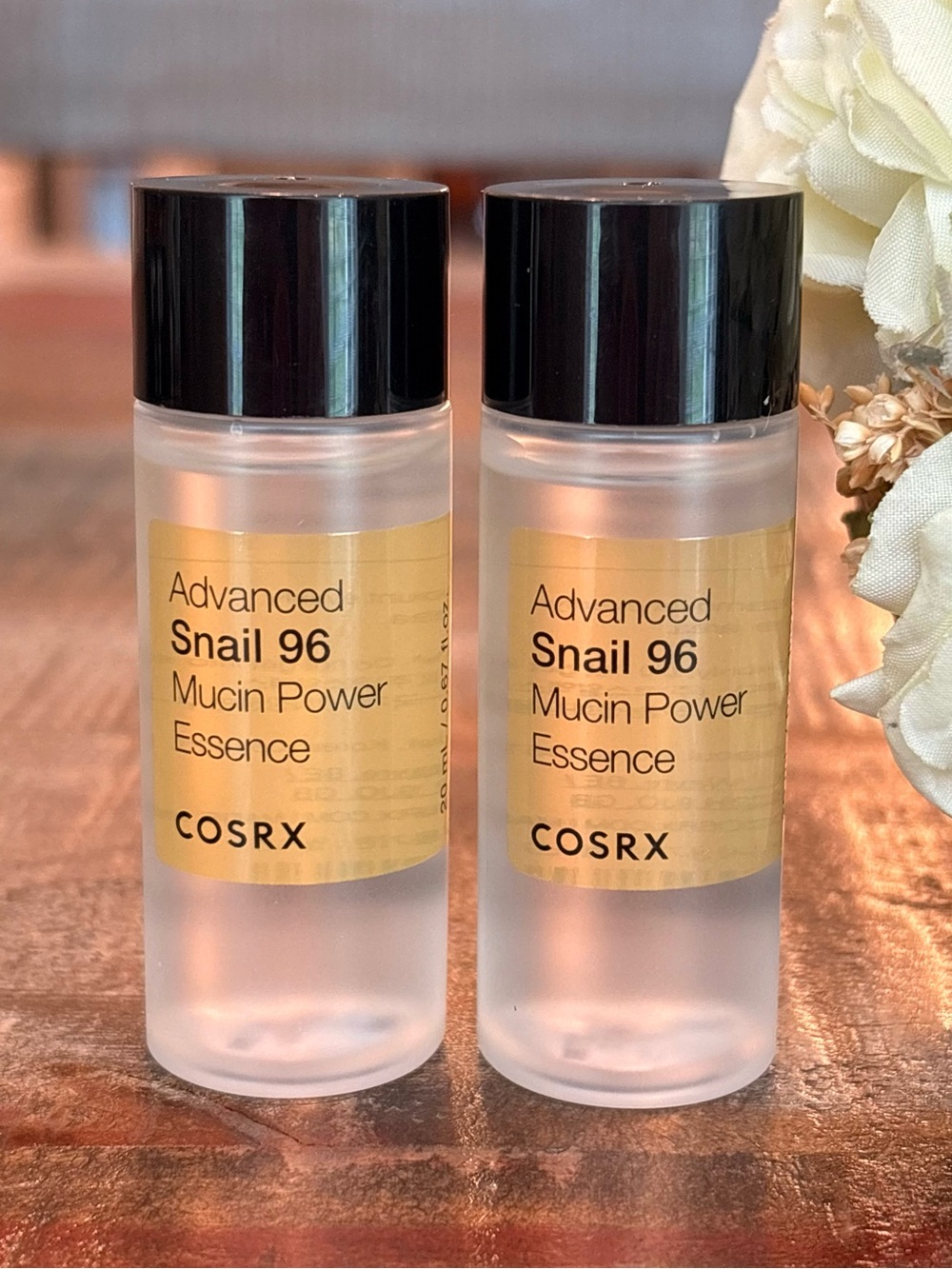 New COSRX Advanced SNAIL 96 MUCIN Power Essence Travel DUO!